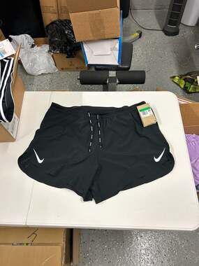 Nike AeroSwift Dri-FIT ADV Men's 4" Lined Running Shorts Black FN3352-010 Size X